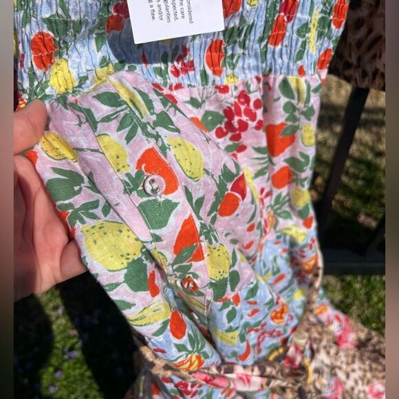 Anthropologie Place Nationale Floral Linen Midi Dress NWT - Picture 14 of 14